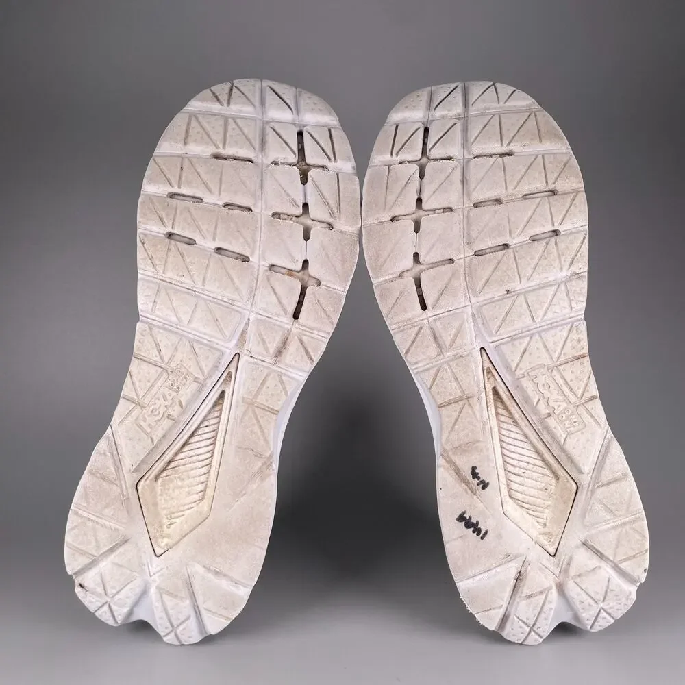 Hoka One One Mach 5 Women's Size 10.5 White Copper Athletic Running Shoe Sneaker